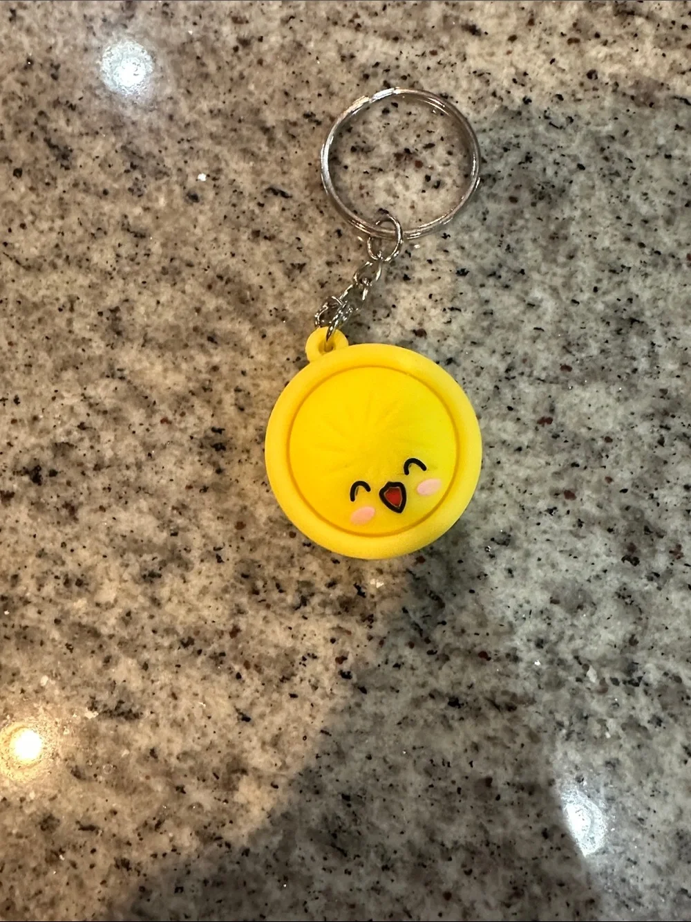 Cute Dumpling Keychains - Yellow Frame with Assorted Fruit Colors